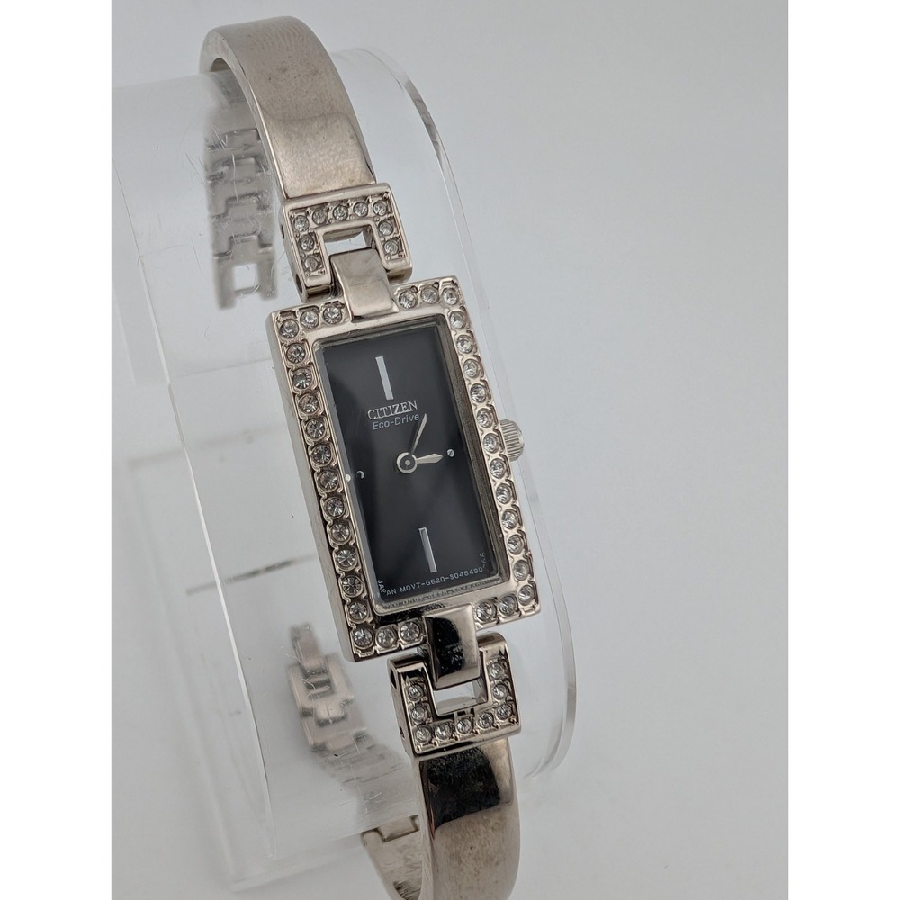 Citizen Eco-Drive Silhouette Crystal Accented 14mm Case 6.75" Band- Working